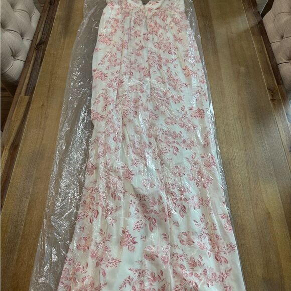 Sachin & Babi Jessica Maxi‎ Dress Size 10 Floral Rose Watercolor - Picture 3 of 8